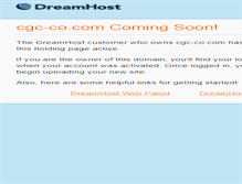 Tablet Screenshot of cgc-co.com